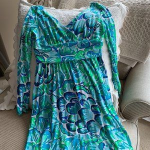 Lilly Pulitzer faux wrap dress